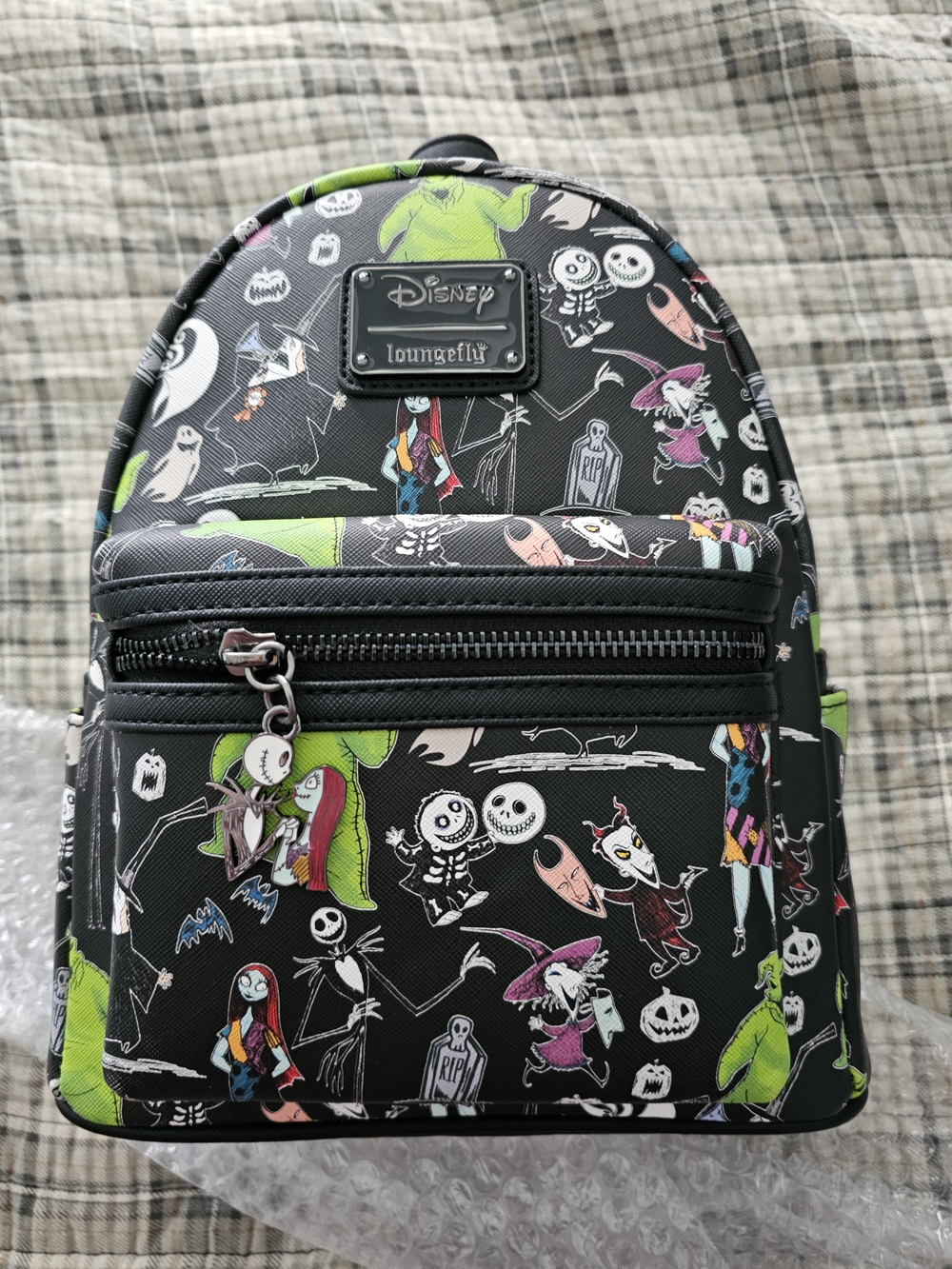 Loungefly The Nightmare Before Christmas Black Mini Backpack
